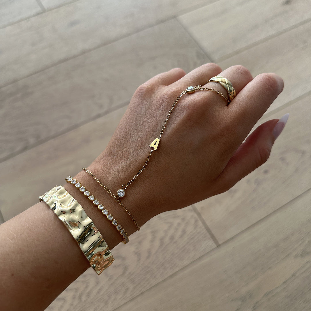 Custom/Personalized Letter Hand Chain