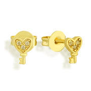 Key To My Heart Earrings - EVRYJEWELS