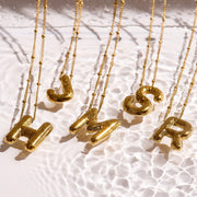 Starburst Initial Necklace