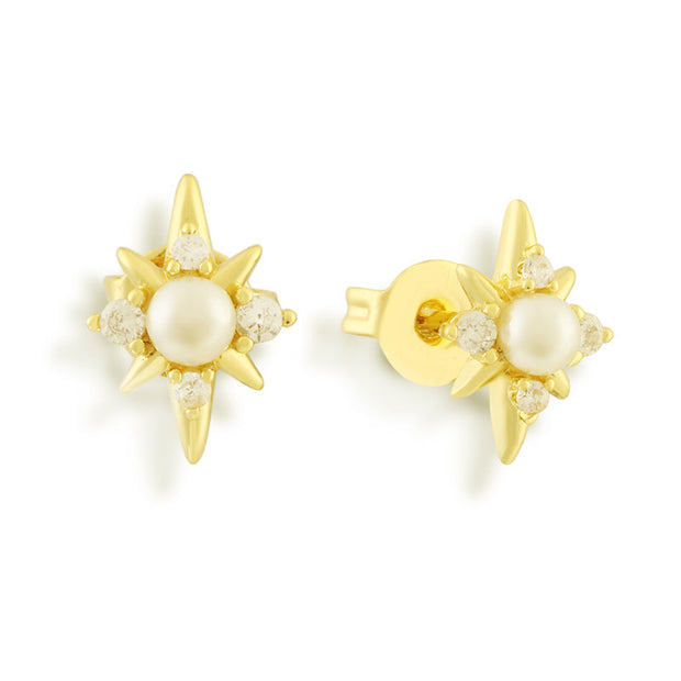 Midnight Pearl Earrings - EVRYJEWELS