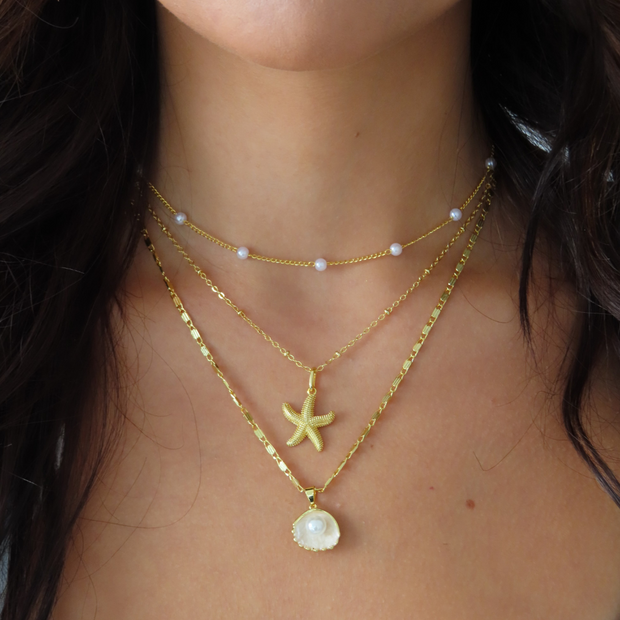 Seaside Bundle : 3 Piece Necklace Set