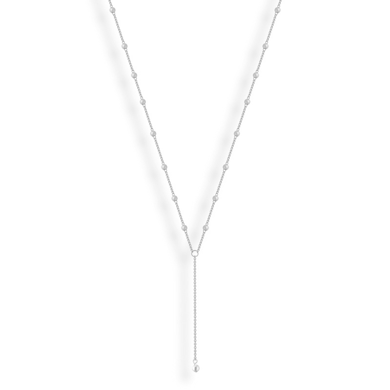 Sweet Pearl Lariat Necklace - EVRYJEWELS