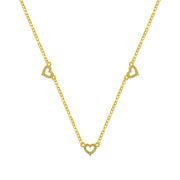 Triple Love Necklace - EVRYJEWELS