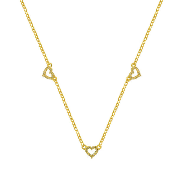 Triple Love Necklace - EVRYJEWELS