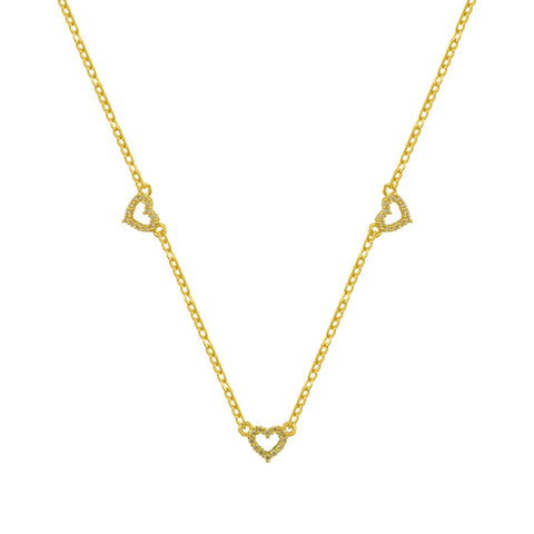 Triple Love Necklace - EVRYJEWELS