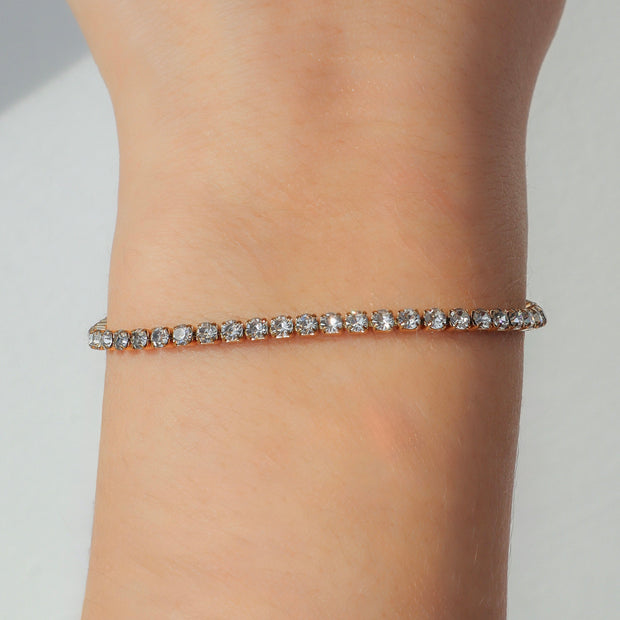 Champagne Princess Tennis Bracelet - EVRYJEWELS