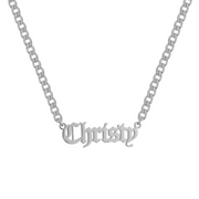 Custom/Personalized Nameplate Curb Necklace - EVRYJEWELS