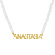Custom/Personalized Pearl Nameplate Necklace - EVRYJEWELS