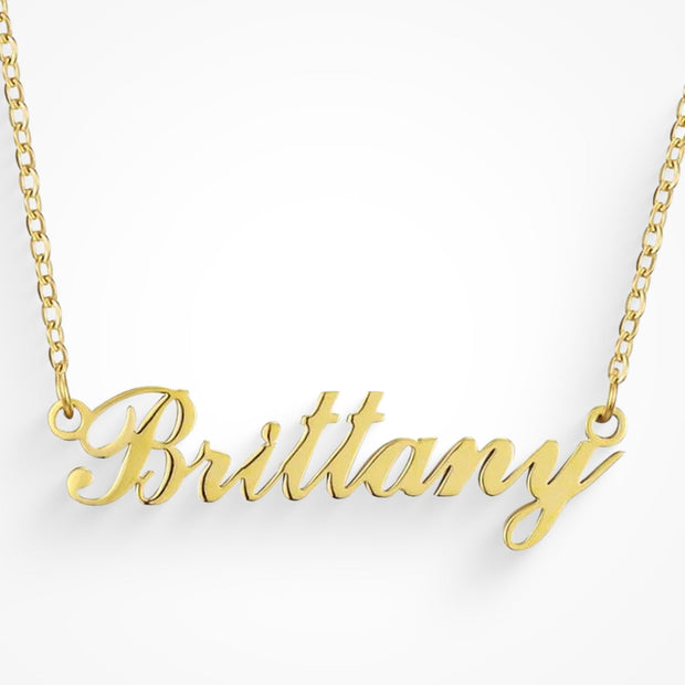 Custom/Personalized Nameplate Necklace - EVRYJEWELS
